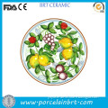 New items round fruit painting decorative plates